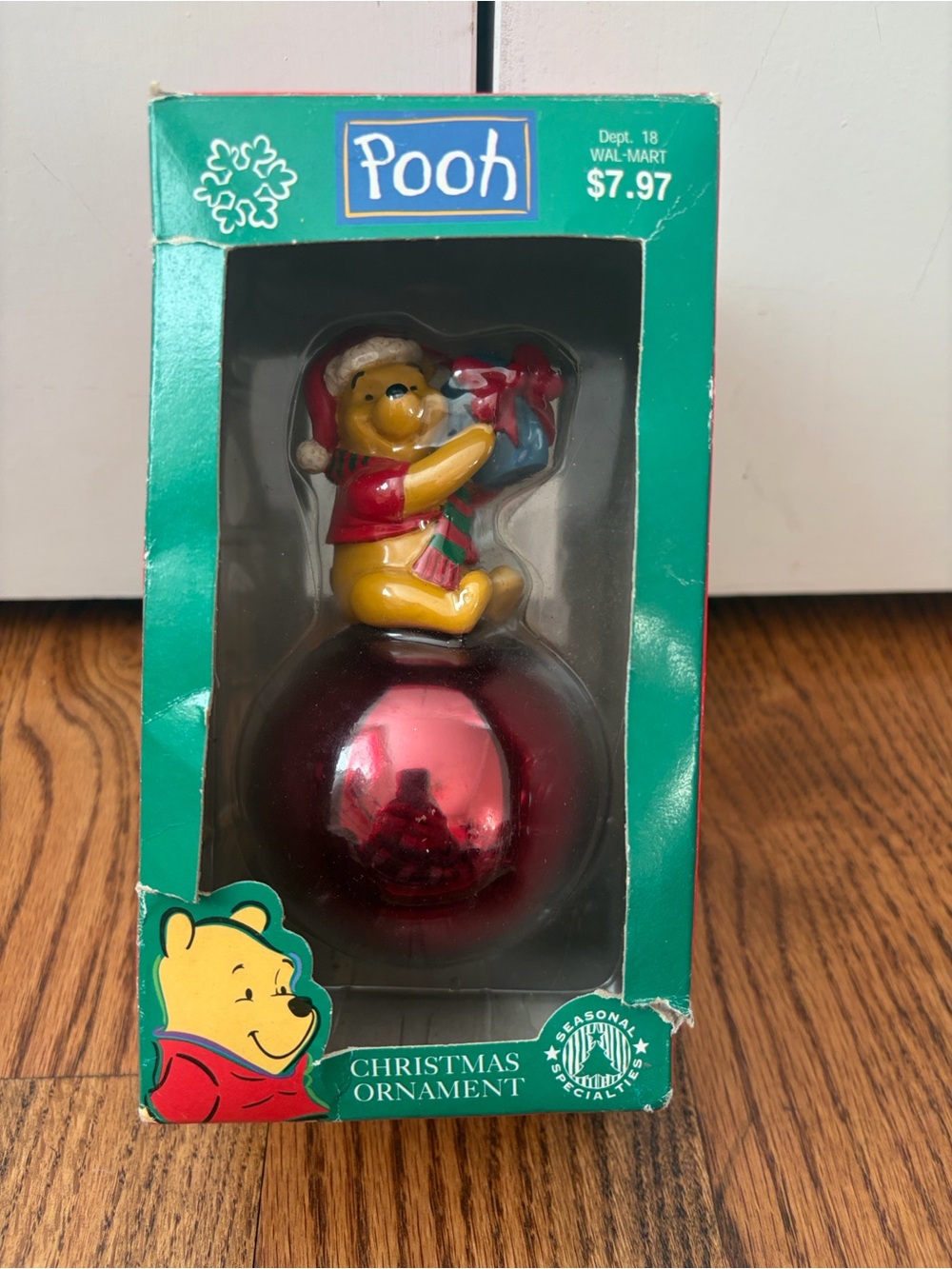 Vintage Pooh Christmas Ornament